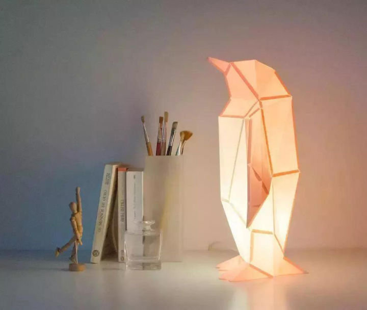 03 OWL Paper Craft Lamp