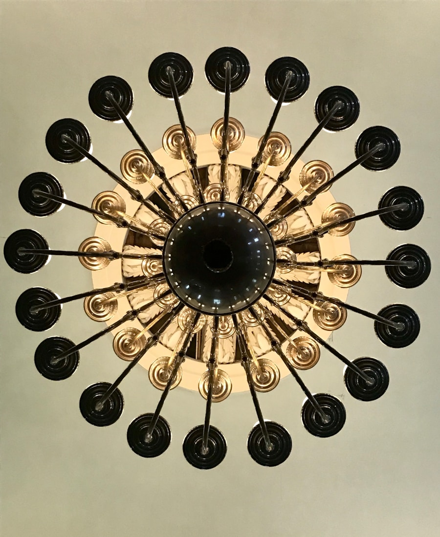 Stunning Metal Glass Chandelier for Hotel Lobby Elegance