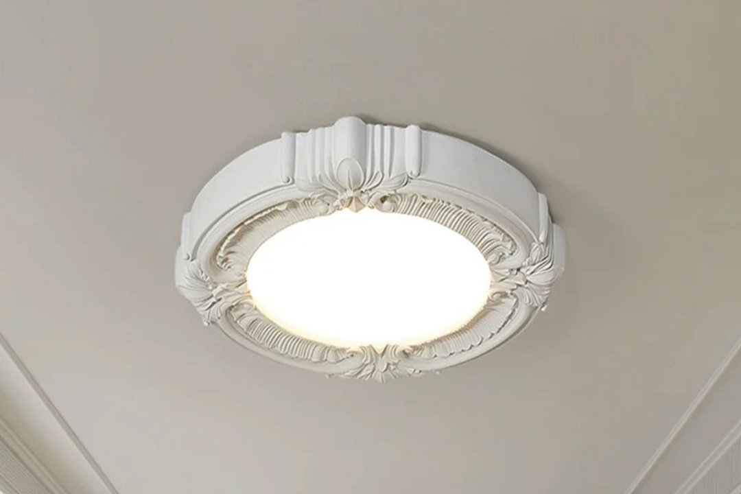 French Carved LED Ceiling Lamp: A Stylish Lighting Solution