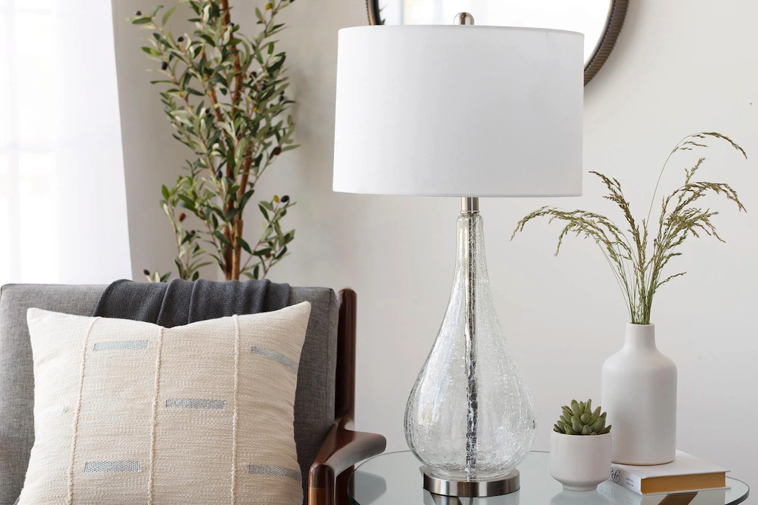 Illuminate Your Space with a Crystal Teardrop Table Lamp